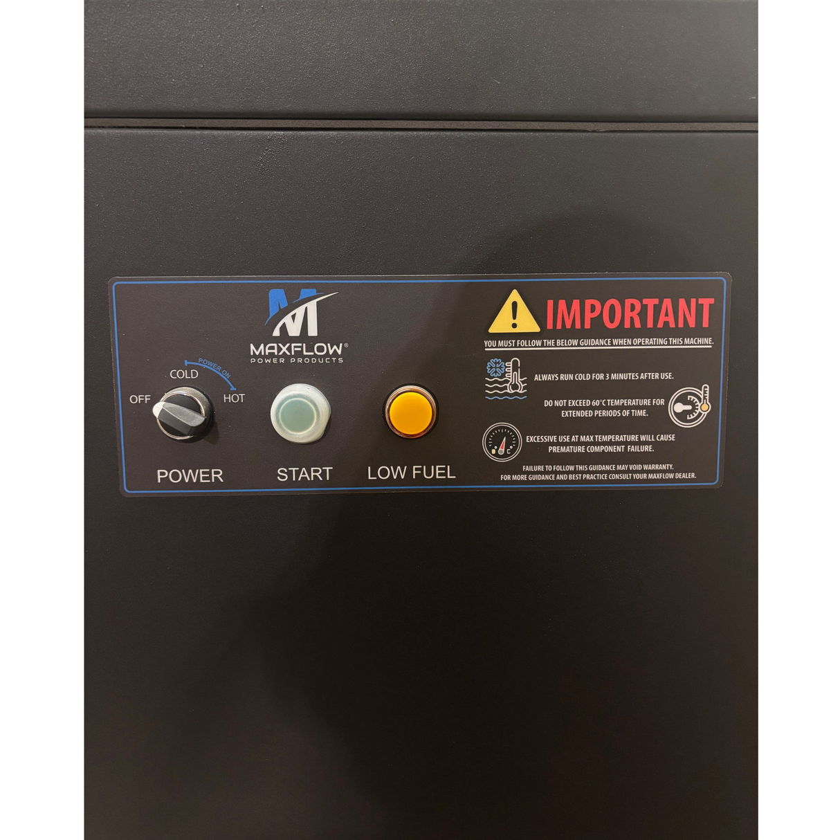 Maxflow HC110 Industrial Three Phase Static Hotwash - 30Lpm / 200Bar