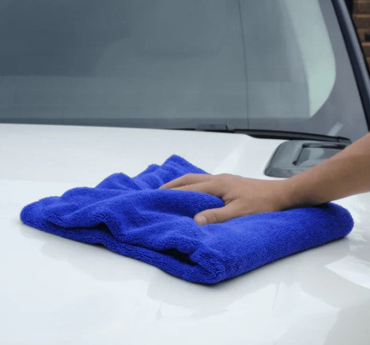 Premium 450gsm Microfibre 40 x 40cm - Dark Blue (5 Pack)