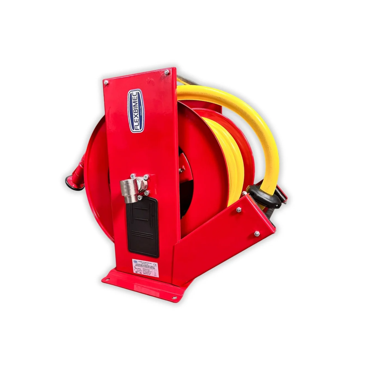 25 Metre 1" Retractable Washdown Hose Reel with Hose