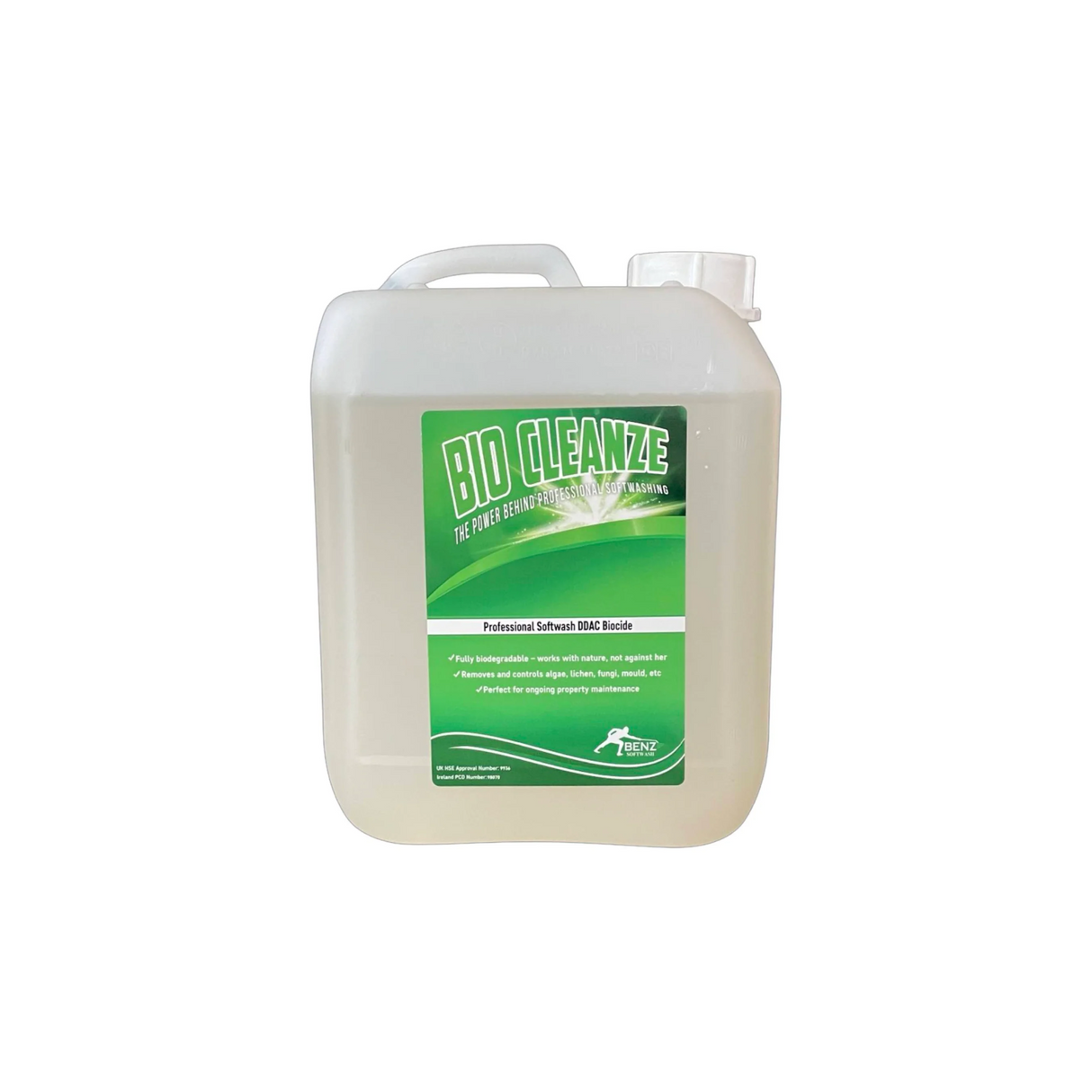 BENZ Bio Cleanze 5Ltr - 50% DDAC Softwash Biocide