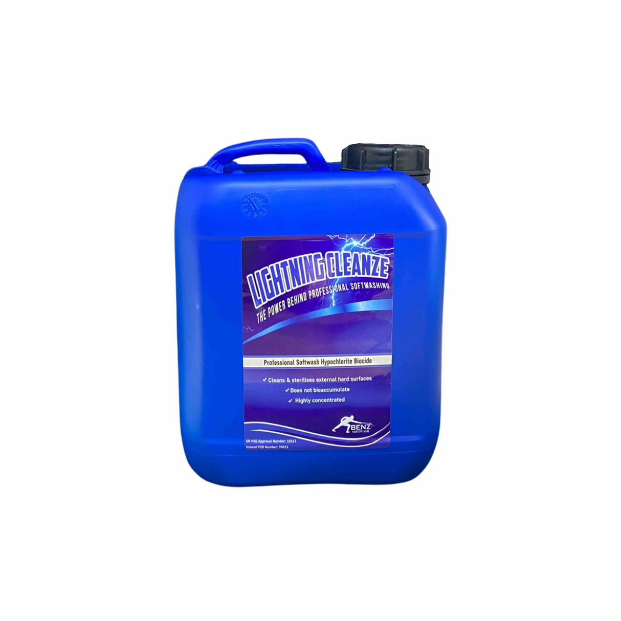 BENZ Lightning Cleanze 5Ltr - Softwash Biocide