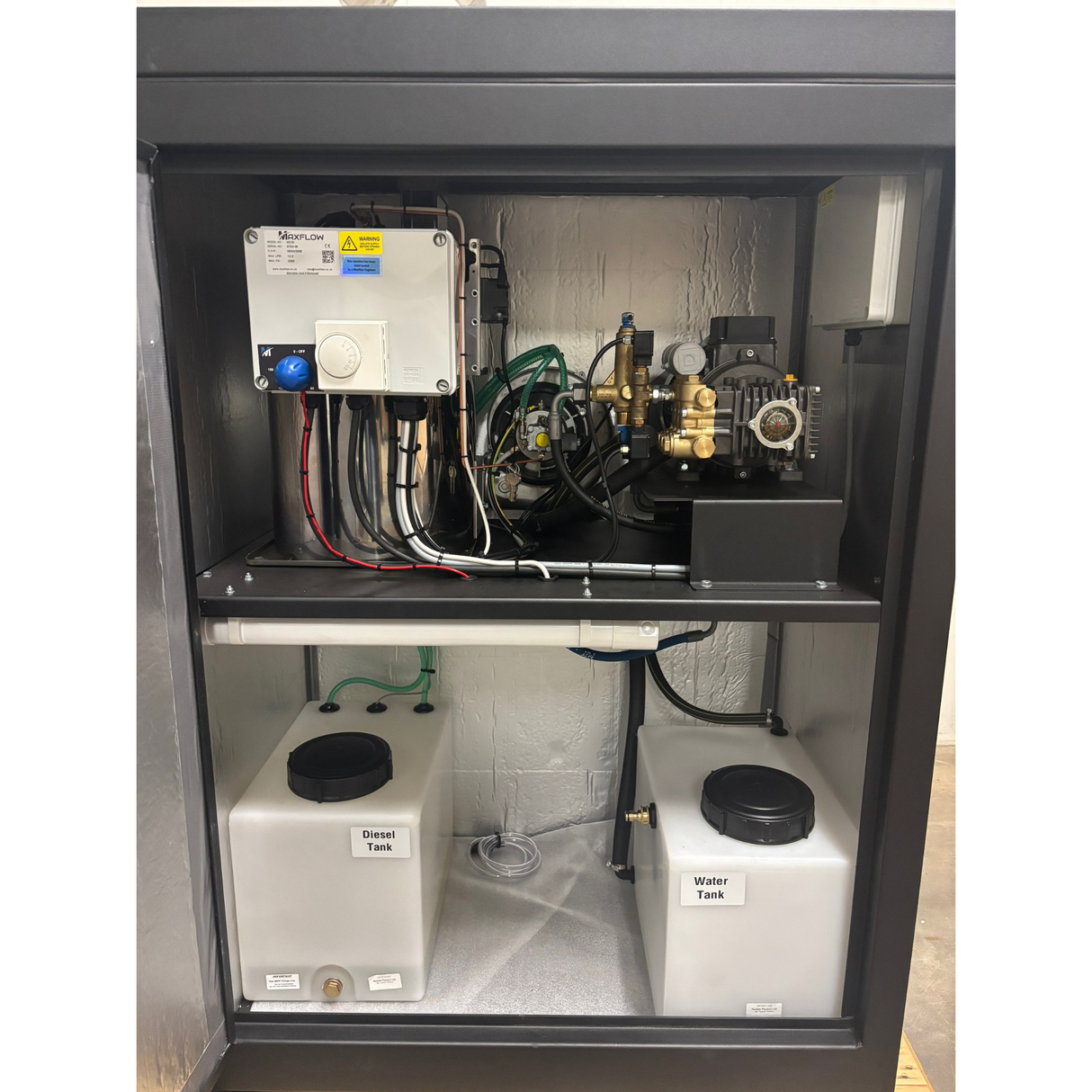 Maxflow Cabinet Hotwash on Twin Reel System