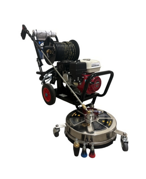 Honda GX200 Gearbox Drive Pressure Washer - Surface Cleaning Kit