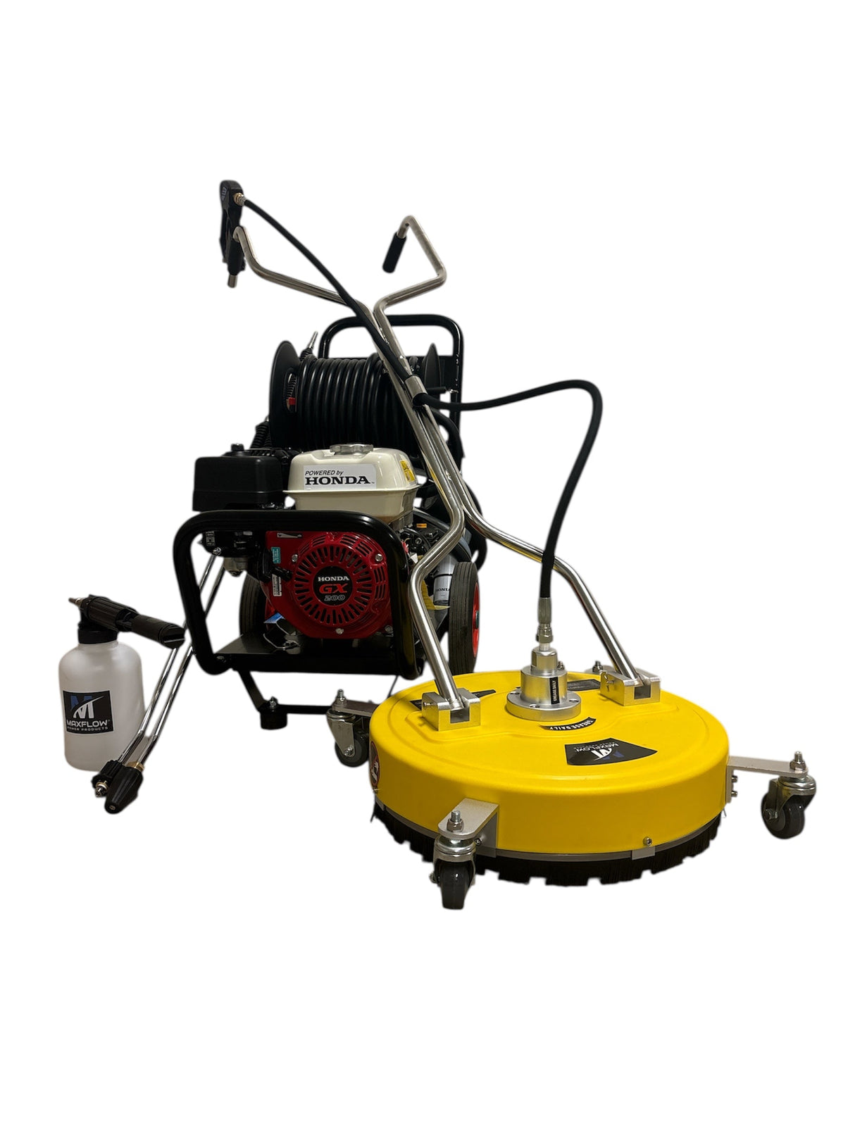 Honda GX200 Gearbox Drive Pressure Washer - Surface Cleaning & Foam Kit