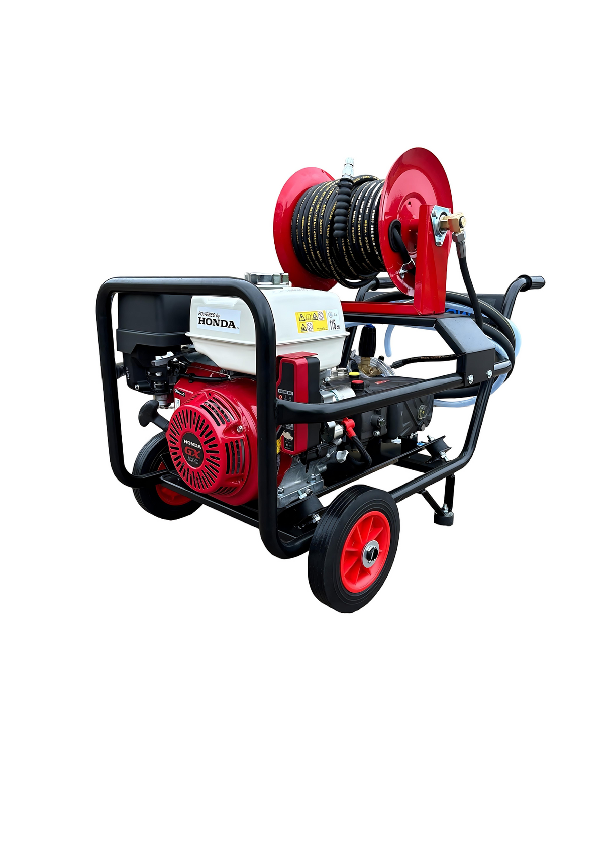 Honda GX390 Electric Start Pressure Washer with Interpump & 30mtr Reel