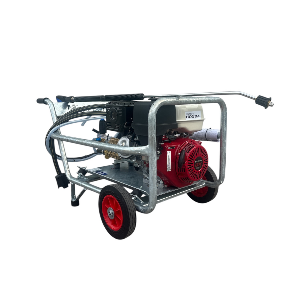 Honda GX390 21Lpm / 3000Psi Petrol Pressure Washer - Galvanized Frame