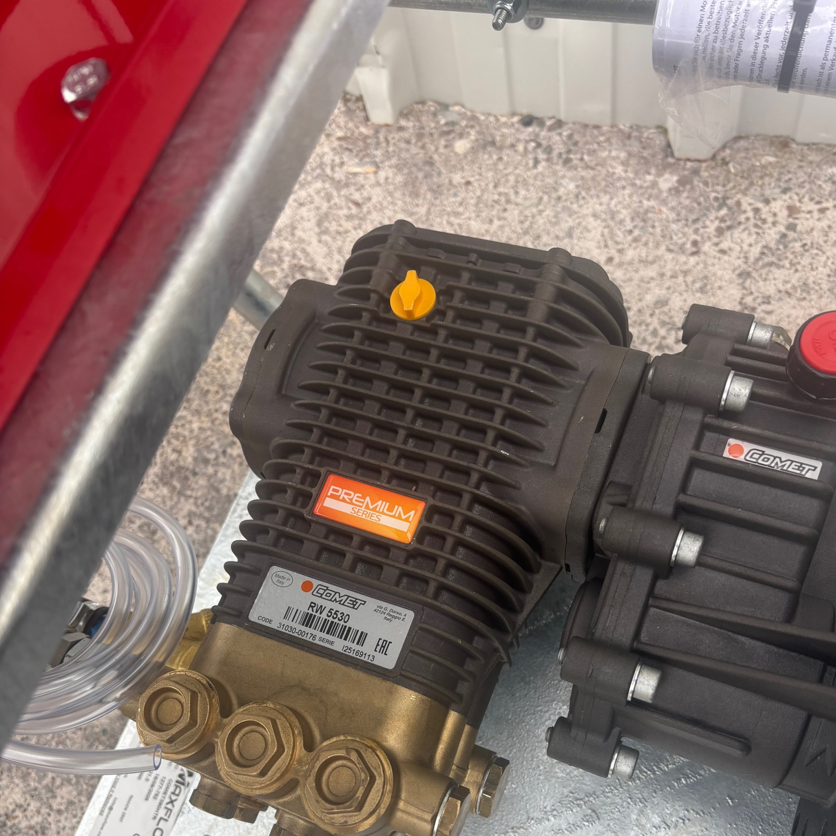 Honda GX390 21Lpm / 3000Psi Petrol Pressure Washer with reel - Galvanized Frame