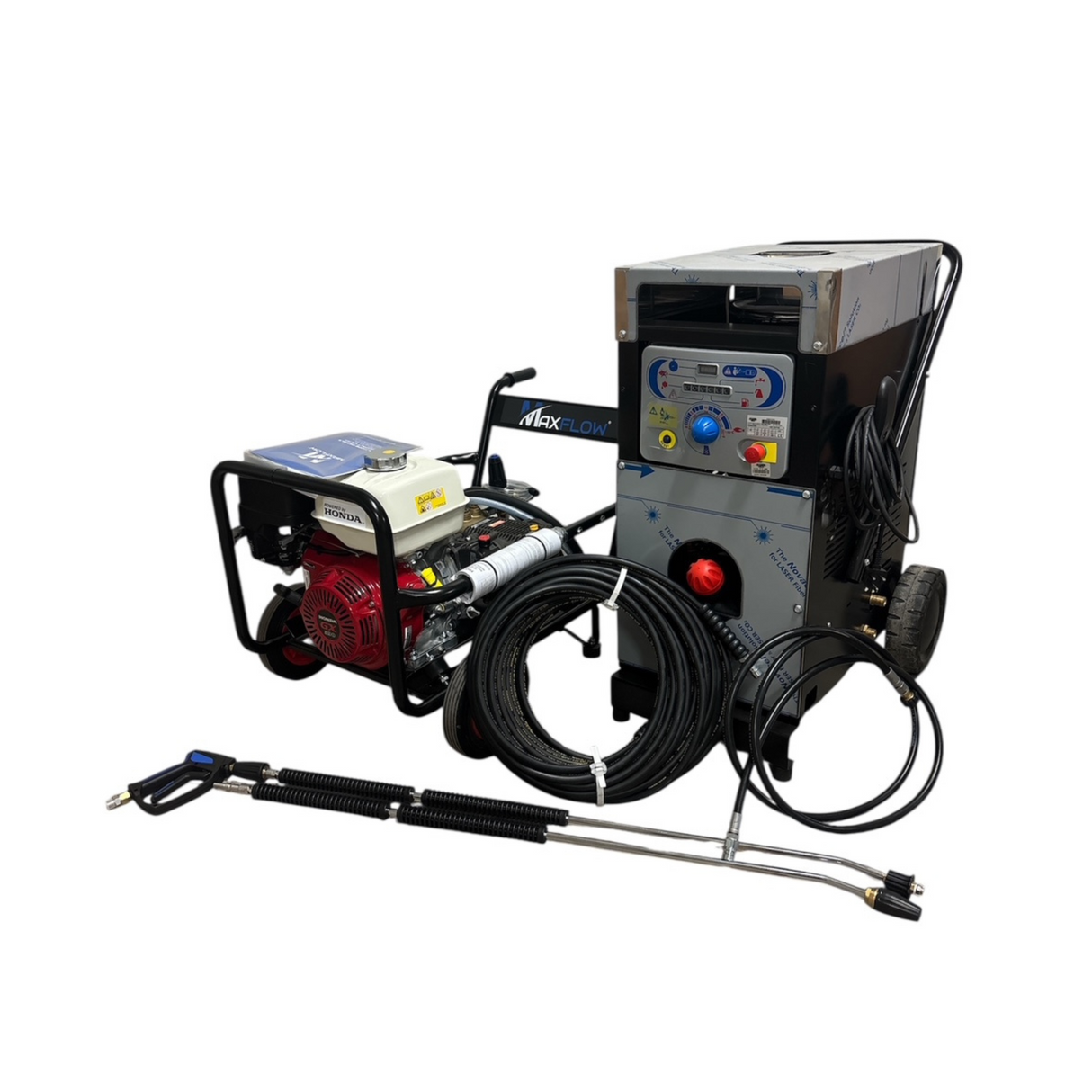 Honda GX390 Pressure Washer & Mazzoni HotBox System