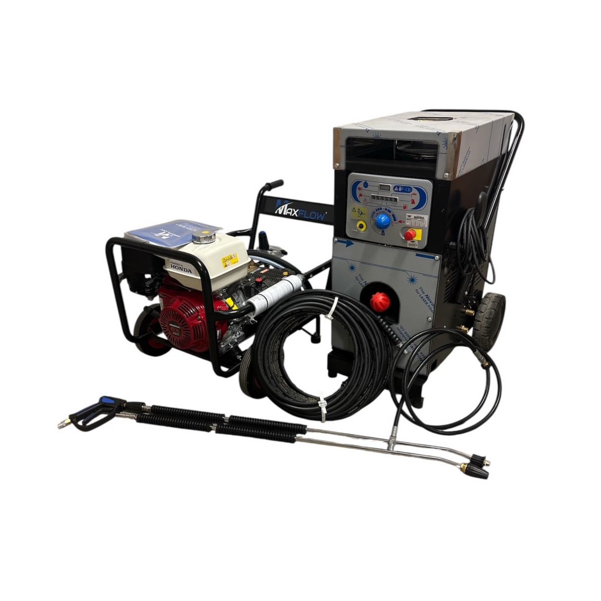 Honda GX390 Pressure Washer & Mazzoni HotBox System