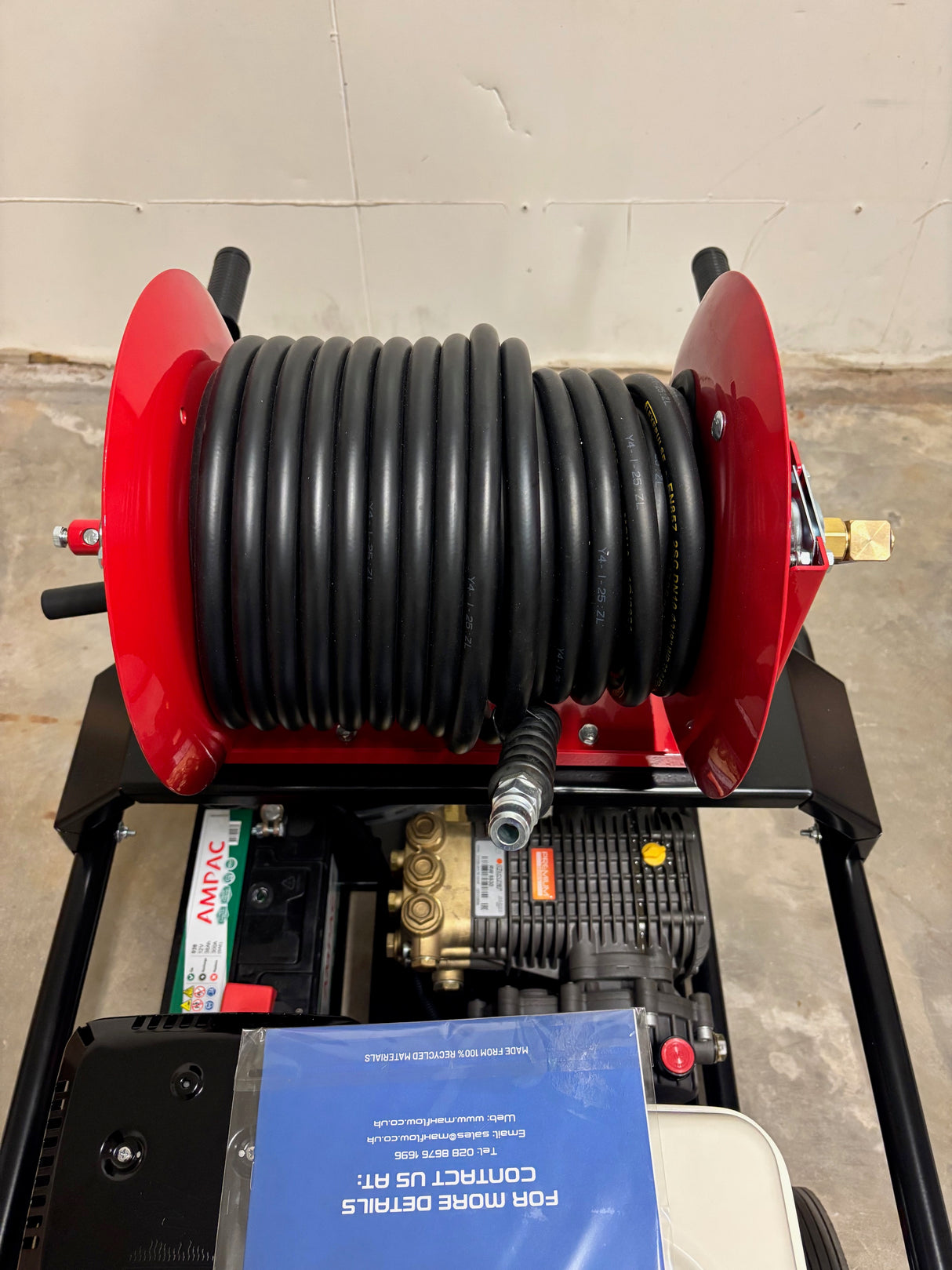 Honda GX390 Electric Start Pressure Washer with Comet Pump & 30mtr Reel