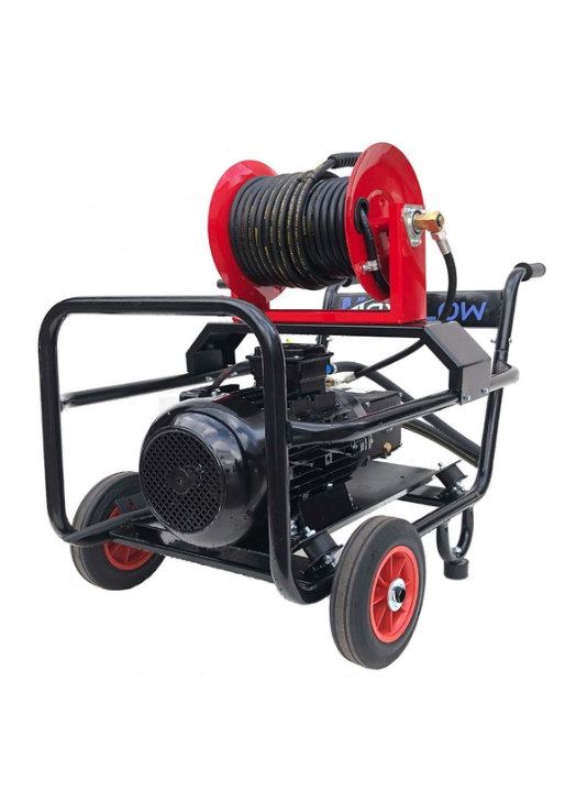 10HP Three Phase Pressure Washer 21Lpm 3000Psi with 30Mtr Reel & Total Stop