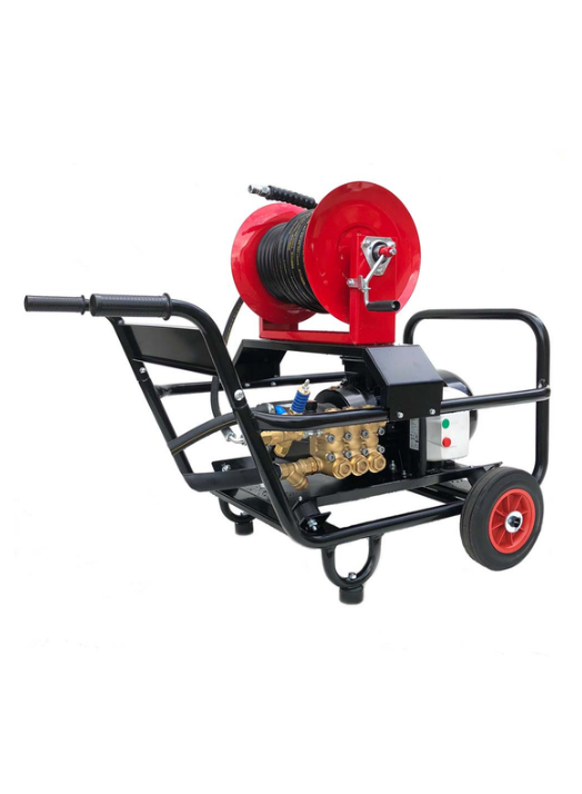 10HP Three Phase Pressure Washer 21Lpm 3000Psi with 30Mtr Reel & Total Stop