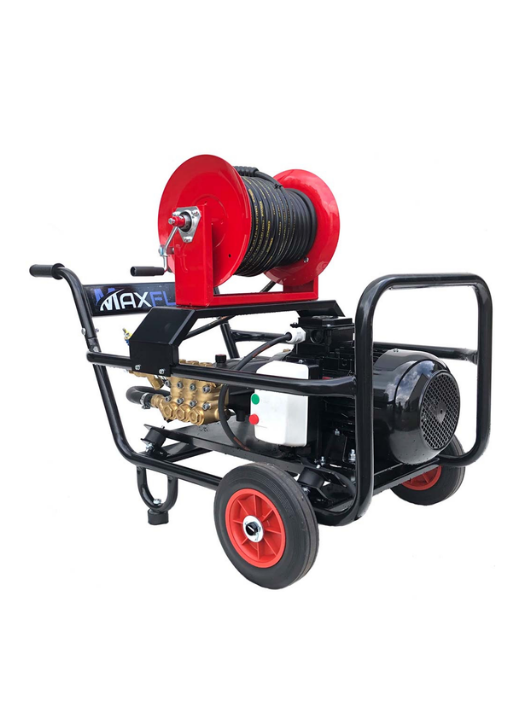 10HP Three Phase Pressure Washer 21Lpm 3000Psi with 30Mtr Reel