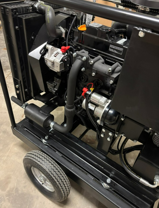 ISUZU 3 Cylinder 40Lpm 200Bar Single Lance Industrial Diesel Pressure Washer