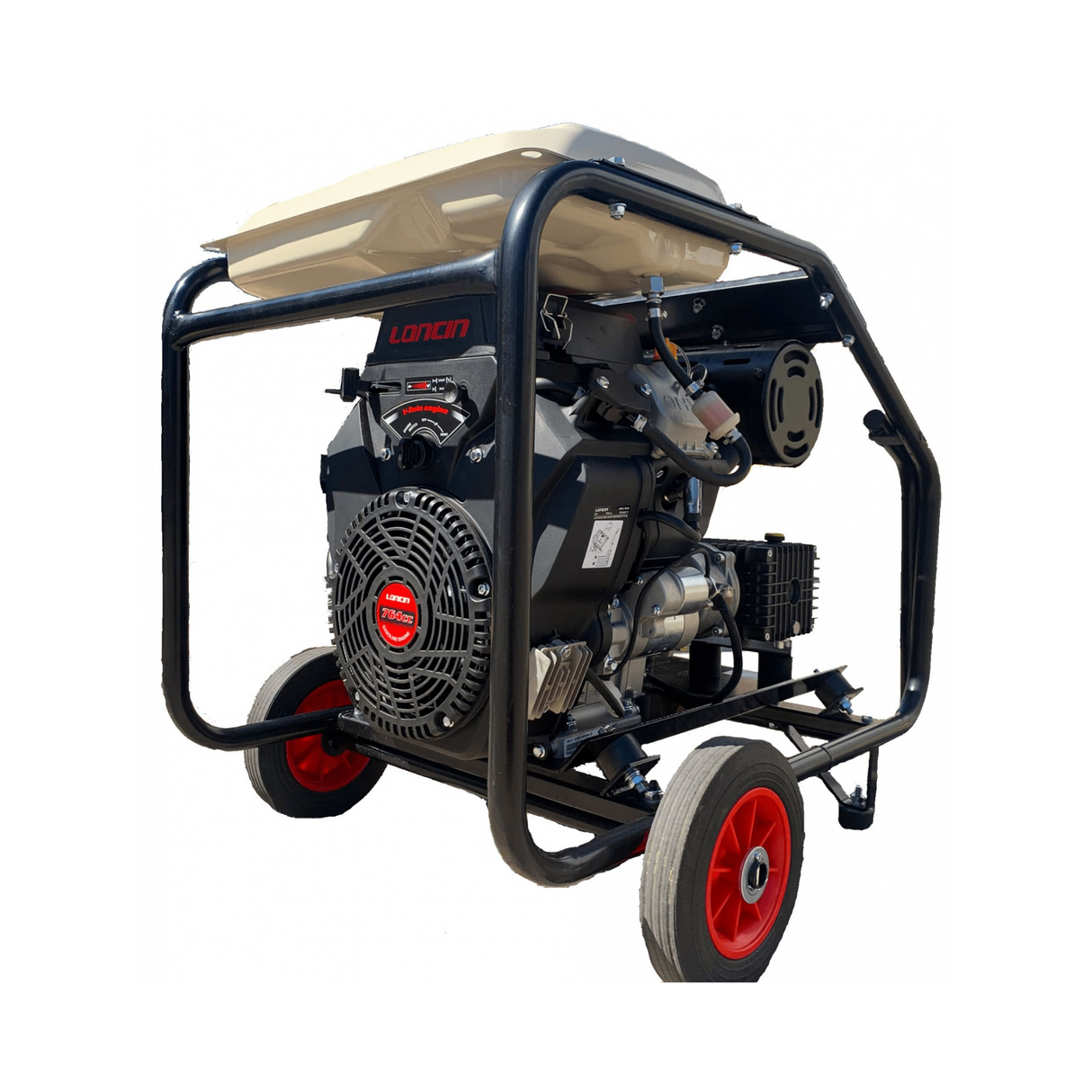 Loncin 764cc Twin Cylinder 41Lpm Interpump Industrial Pressure Washer