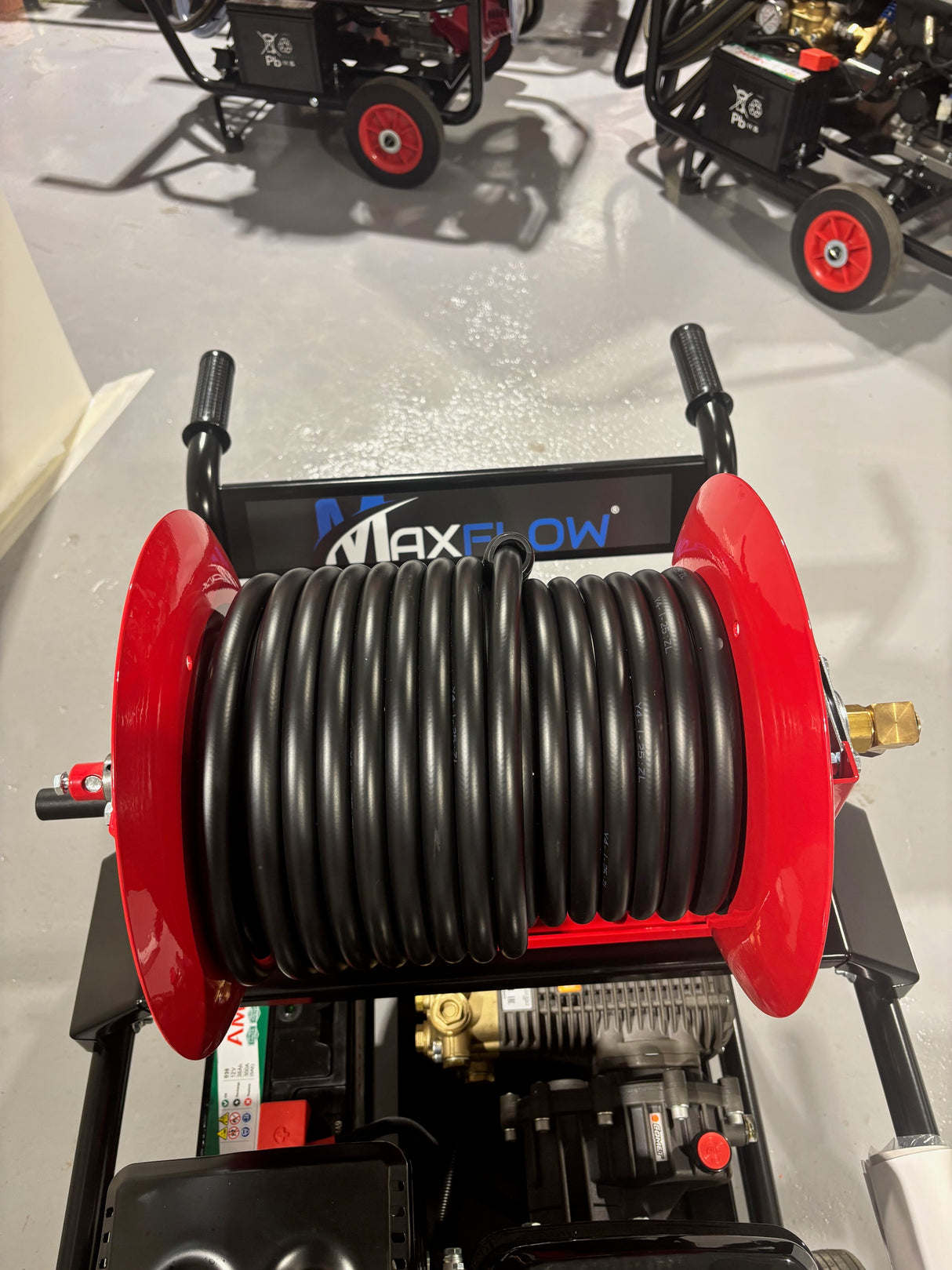 Loncin G420 24Lpm Electric Start Petrol Pressure Washer with Reel