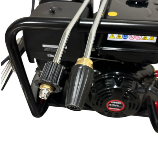 Loncin G420 21Lpm Pressure Washer with Reel - 20" Surface Cleaning Kit