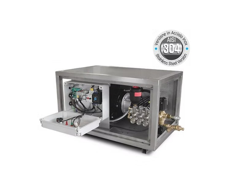 MAER Wall Fix 15/200 - Three Phase S/S Wall Mounted Pressure Washer