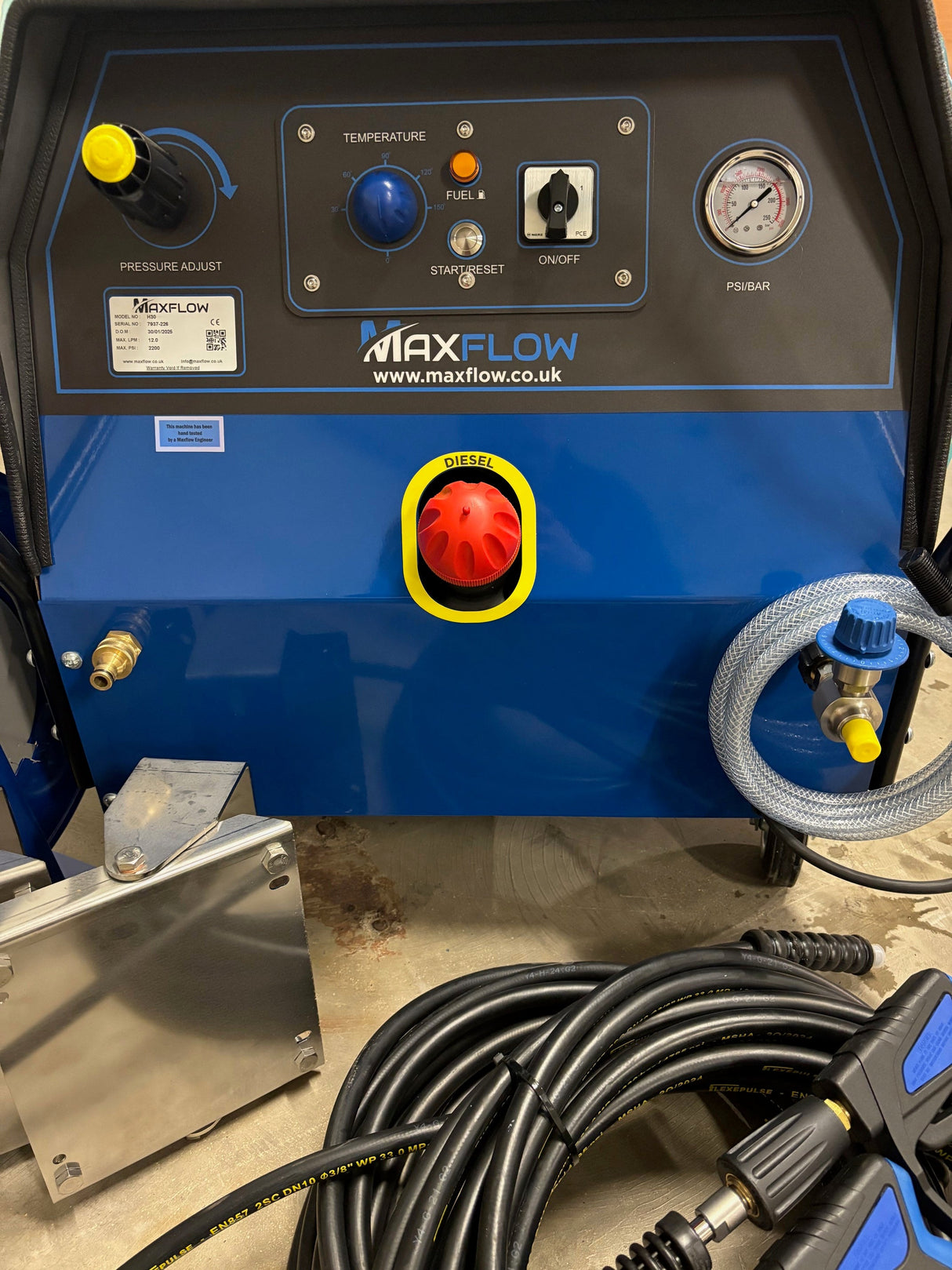 Maxflow H Series Hotwash on Twin Reel System