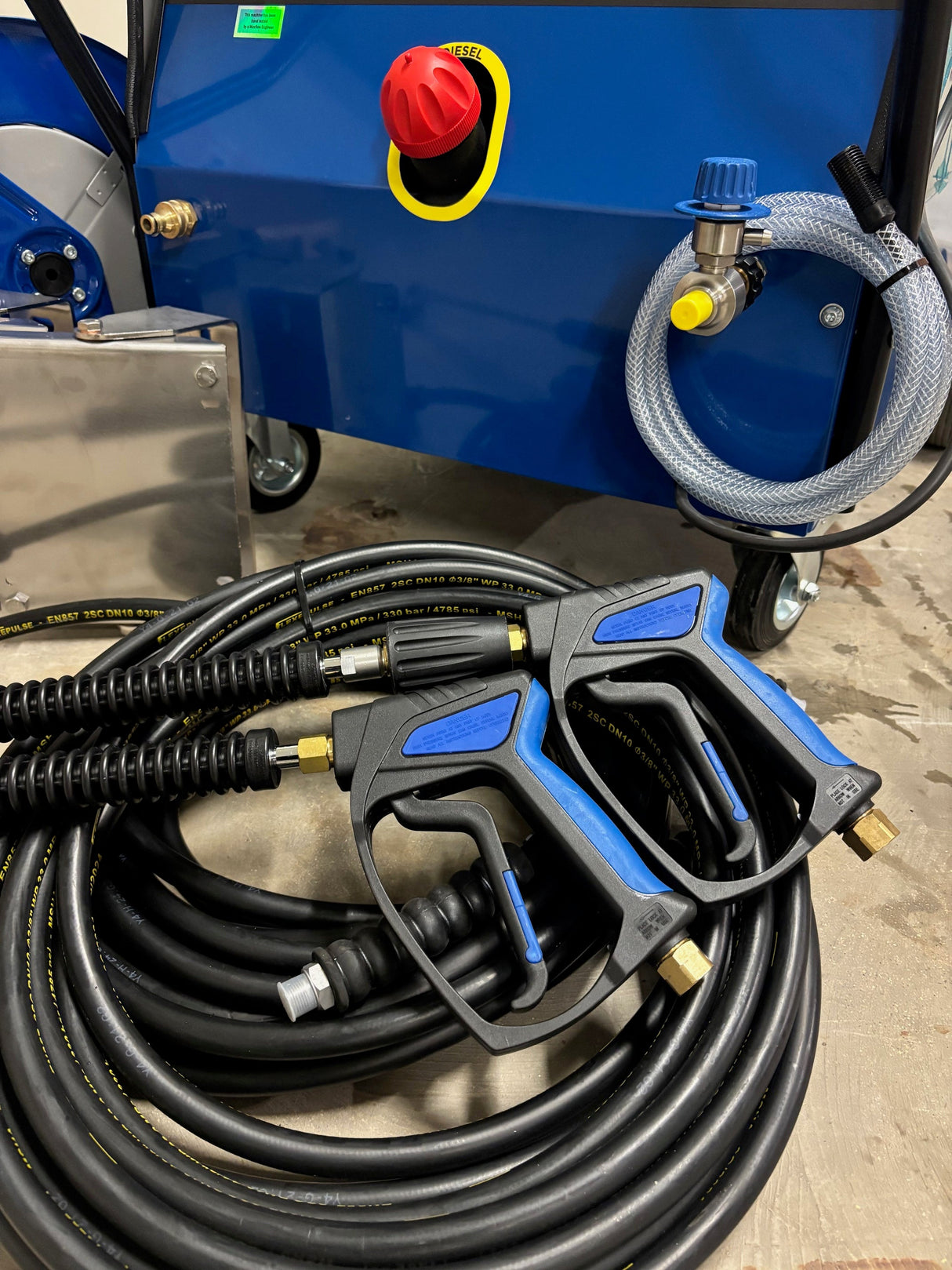 Maxflow H Series Hotwash on Twin Reel System