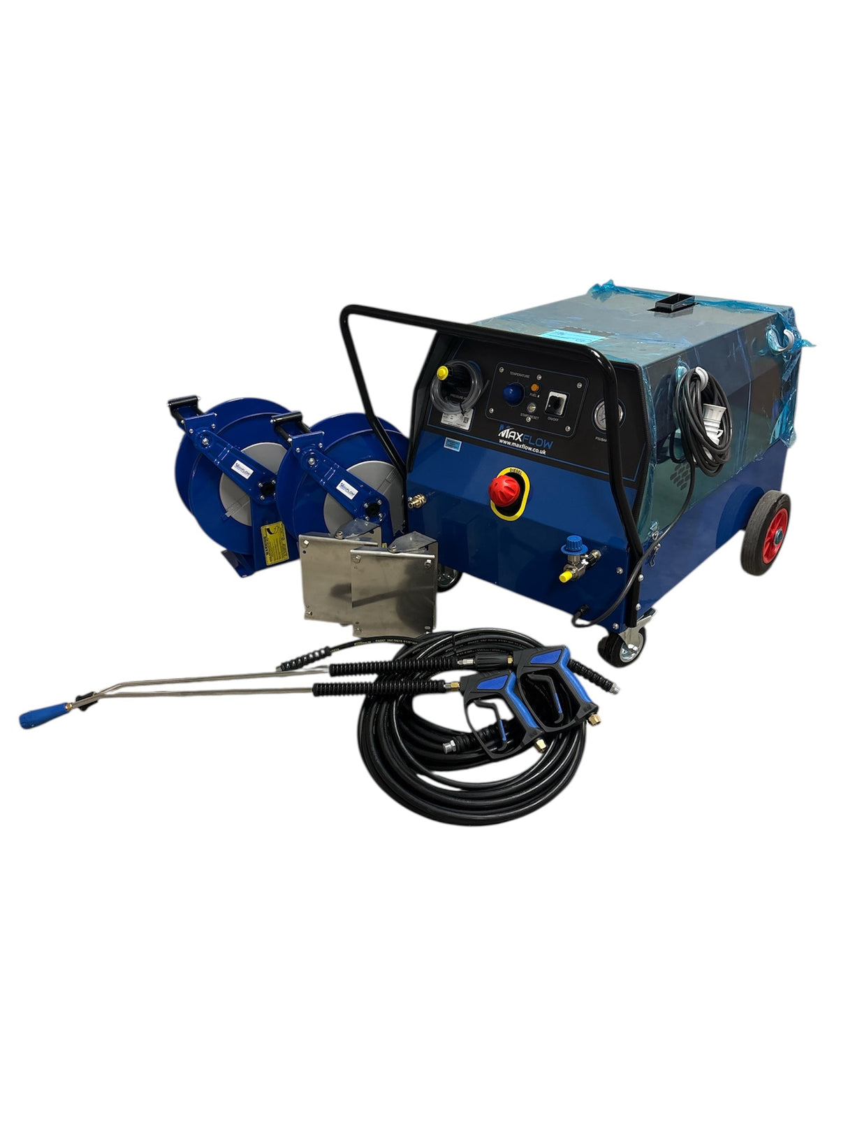 Maxflow H Series Hotwash on Twin Reel System