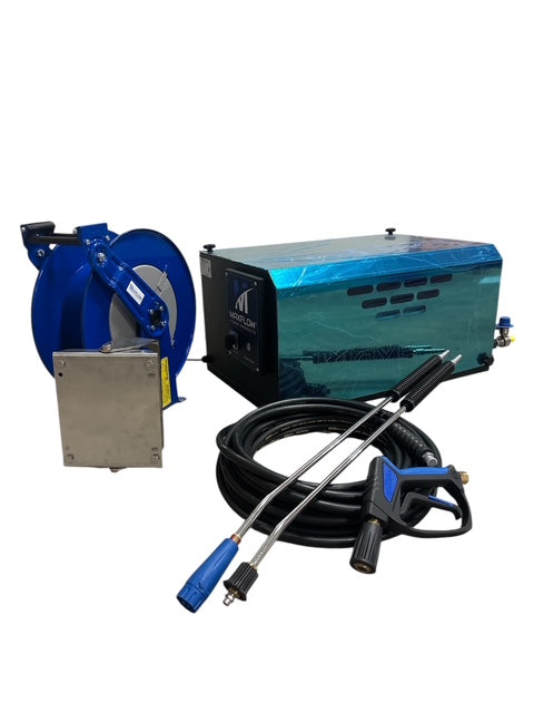 Maxflow Wall Mounted Cold-Wash on Single Reel System