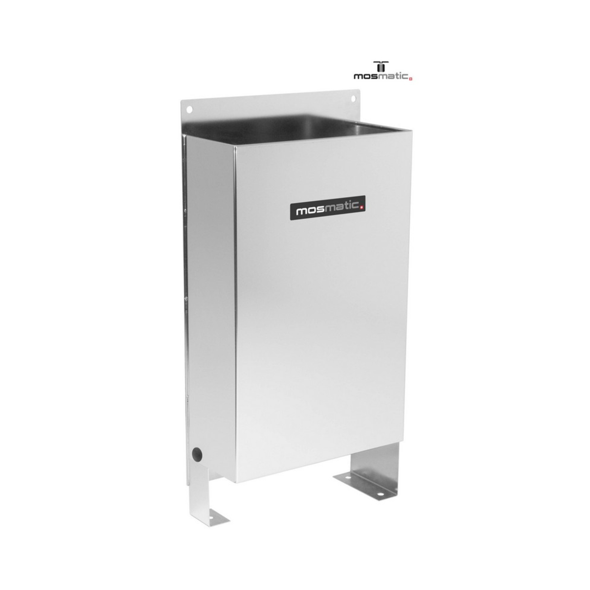 Mosmatic Stainless Steel Brush Bucket with Overflow – 29.114