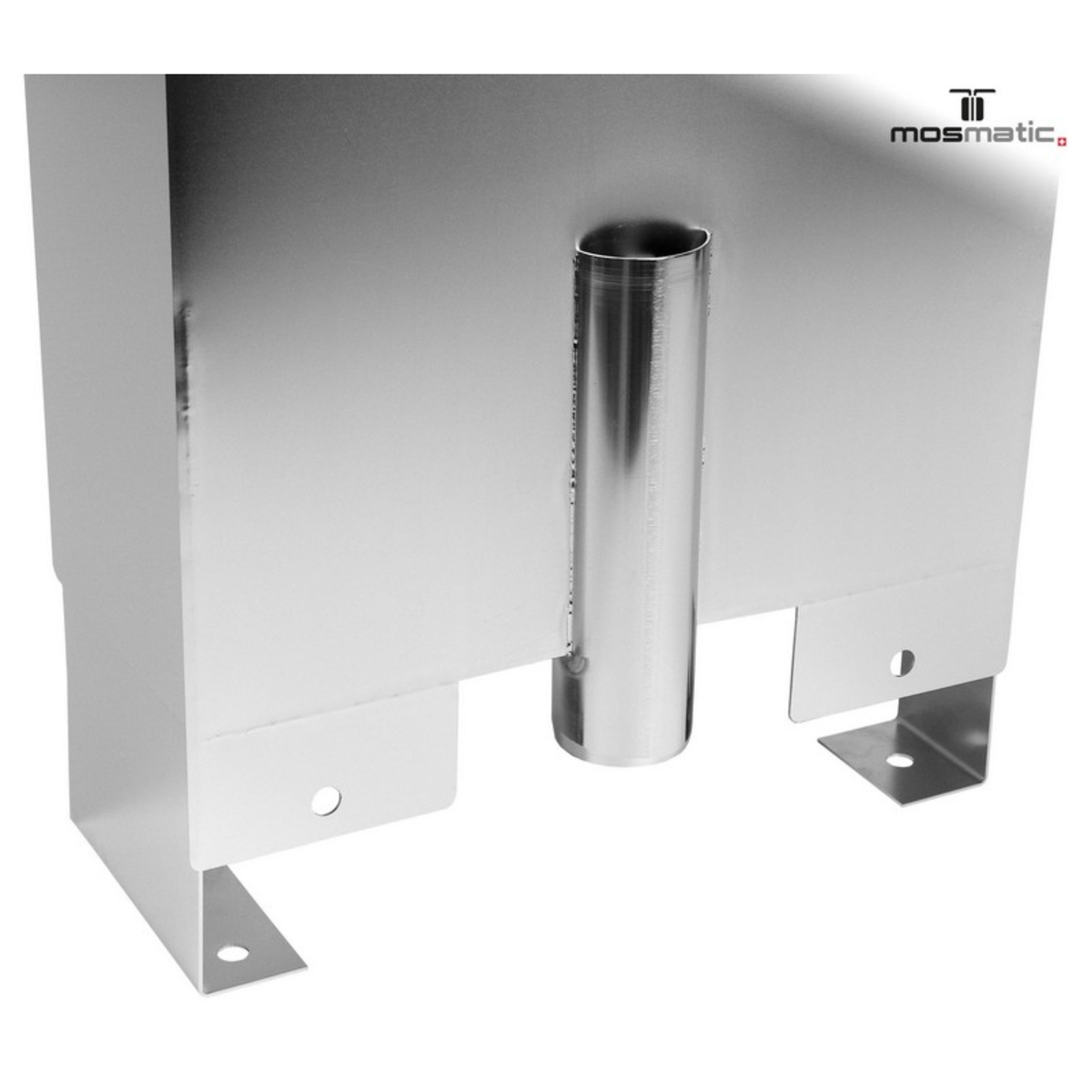 Mosmatic Stainless Steel Brush Bucket with Overflow – 29.114