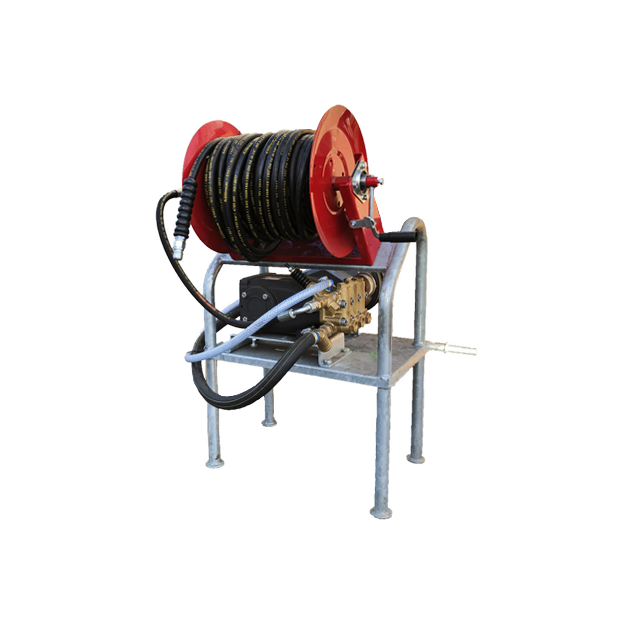 PTO Gearbox Pressure Washer with Reel - 25 LPM 250 Bar Hawk Pump