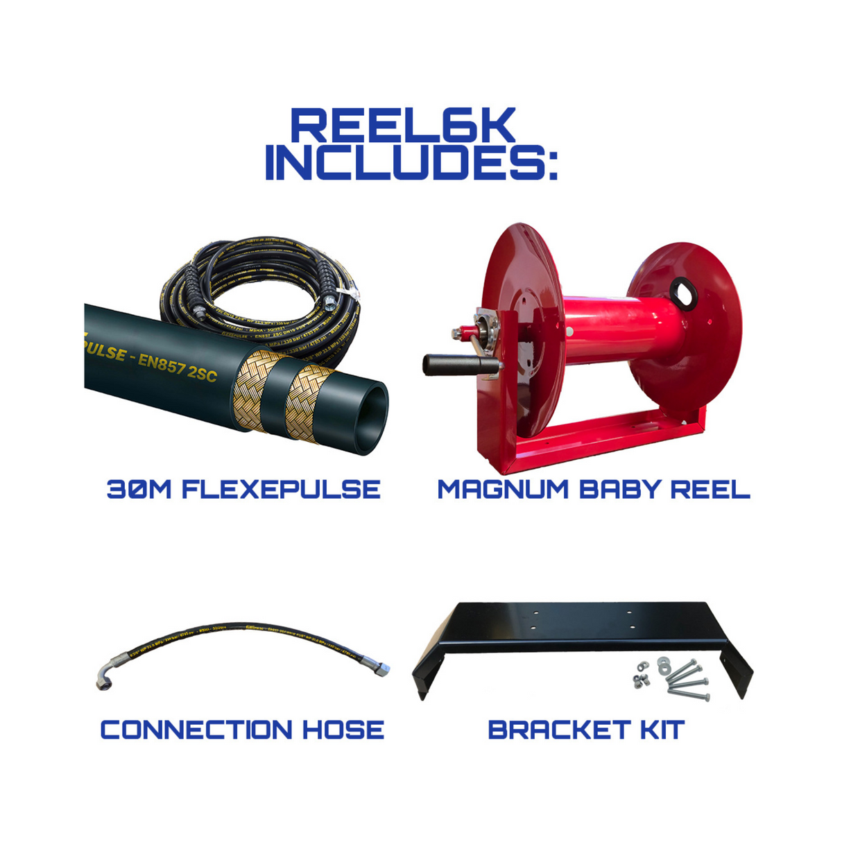 Magnum 30Mtr Reel Kit for Trolly Frame