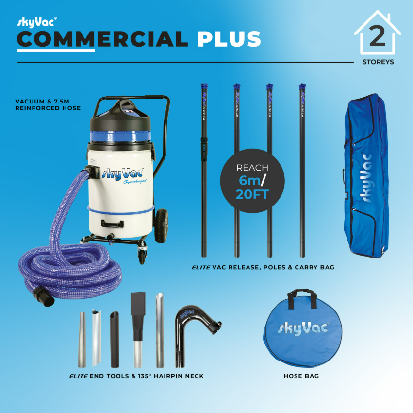 SkyVac Supercharged Commercial Plus Package
