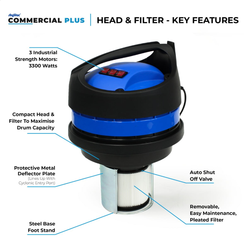 SkyVac Supercharged Commercial Plus Package