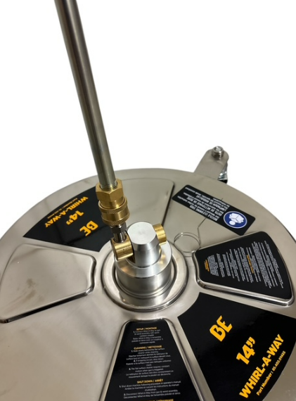 HP280 Tigger with 14" Stainless Steel Surface Cleaner