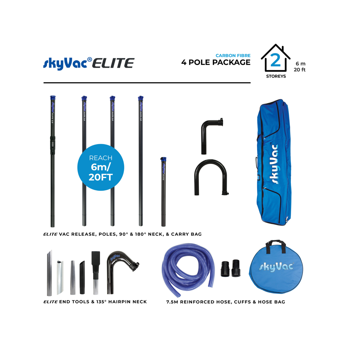 SkyVac Elite Pole Package