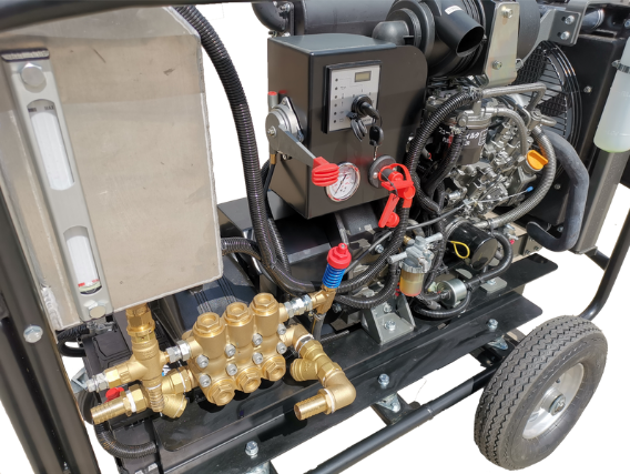 Yanmar XL 3TNV - 3 Cylinder Industrial Diesel Pressure Washer 40Lpm 200Bar Comet TW Pump