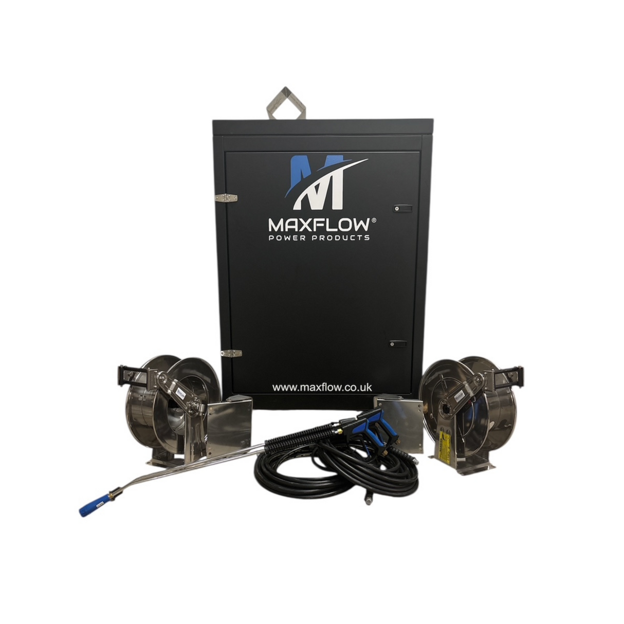 Maxflow Cabinet Hotwash on Twin Reel System