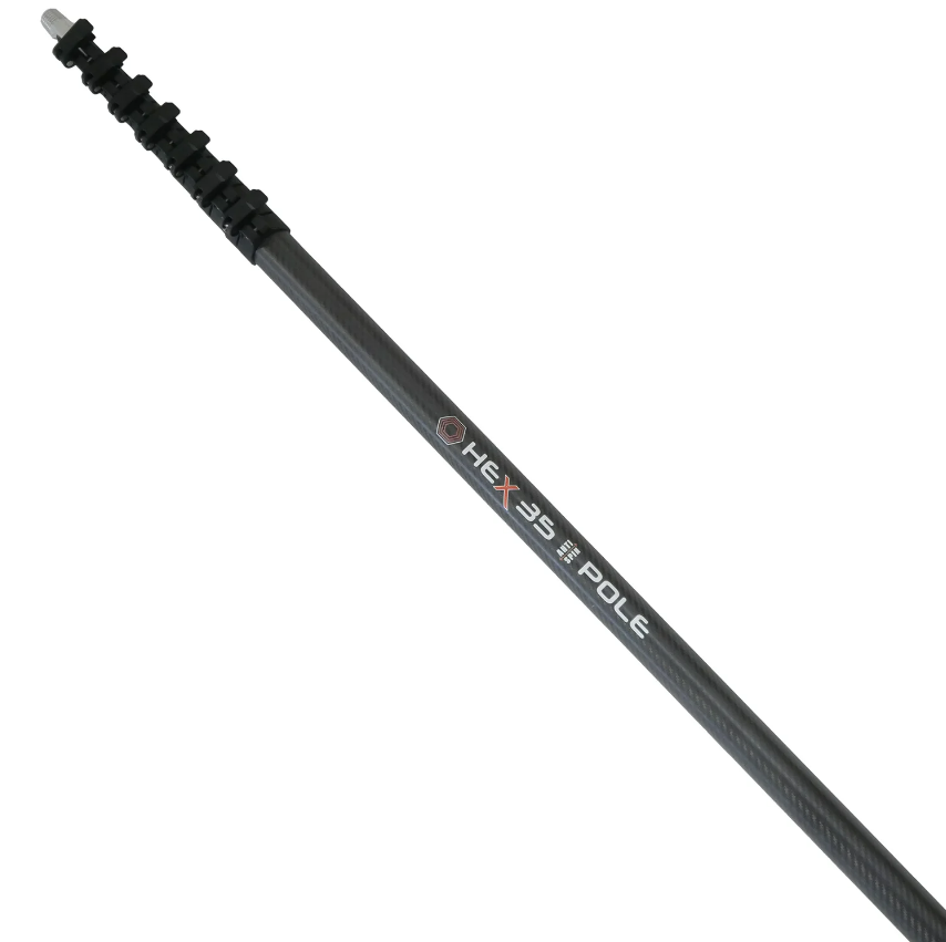 35Ft Full Carbon Anti-Spin Hex Pole