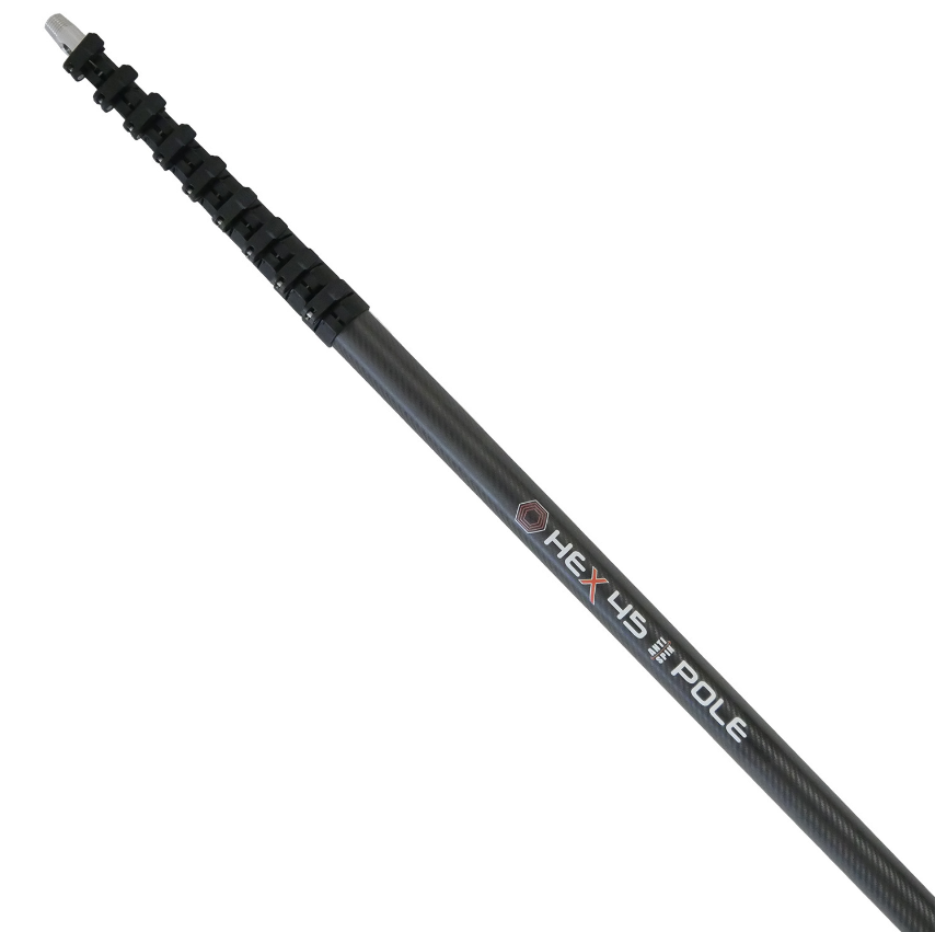 45Ft Hi-Mod Carbon Anti-Spin Hex Pole