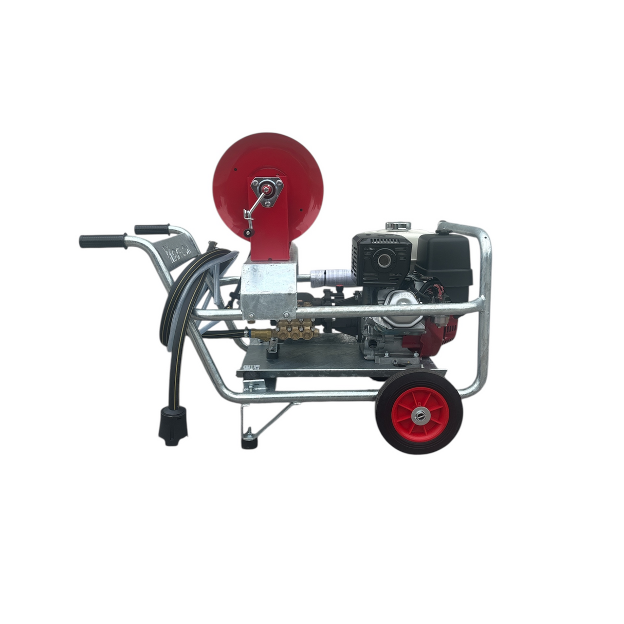 Honda GX390 21Lpm / 3000Psi Petrol Pressure Washer with reel - Galvanized Frame