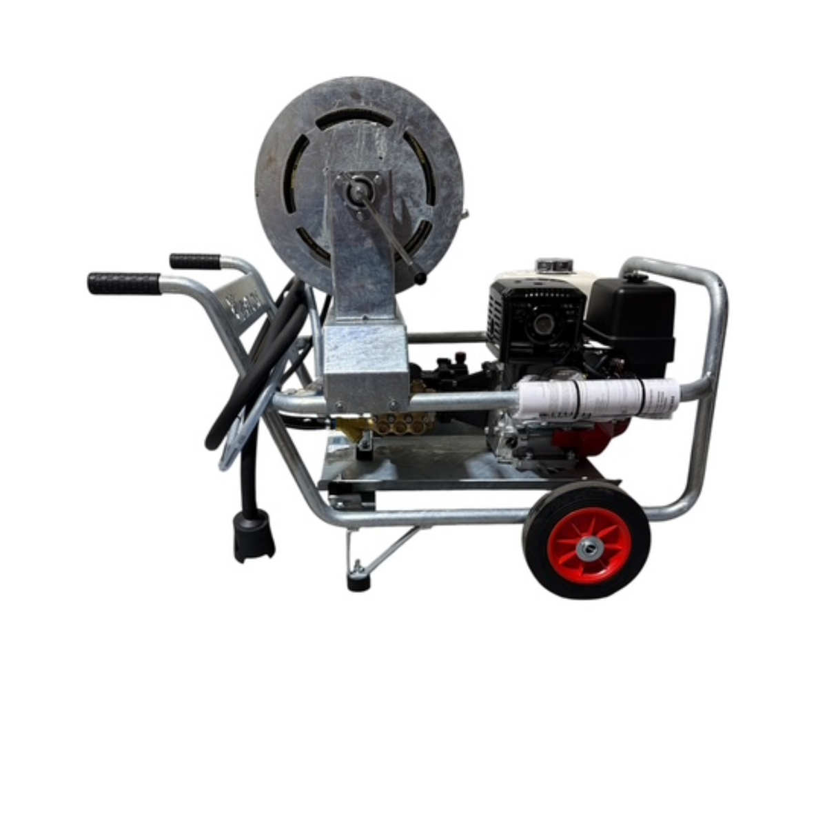 Honda GX390 21Lpm / 3000Psi Petrol Pressure Washer - Fully Galvanized Frame & 40Mtr Reel - Comet Pump