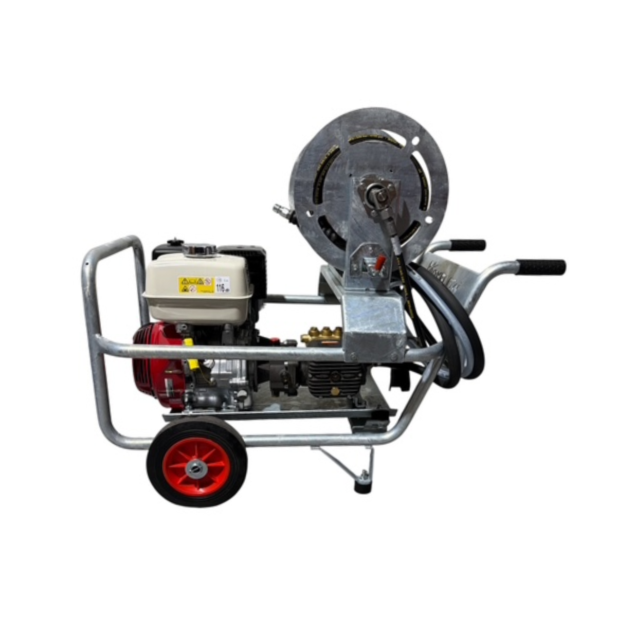 Honda GX390 21Lpm / 3000Psi Petrol Pressure Washer - Fully Galvanized Frame & 40Mtr Reel - Comet Pump