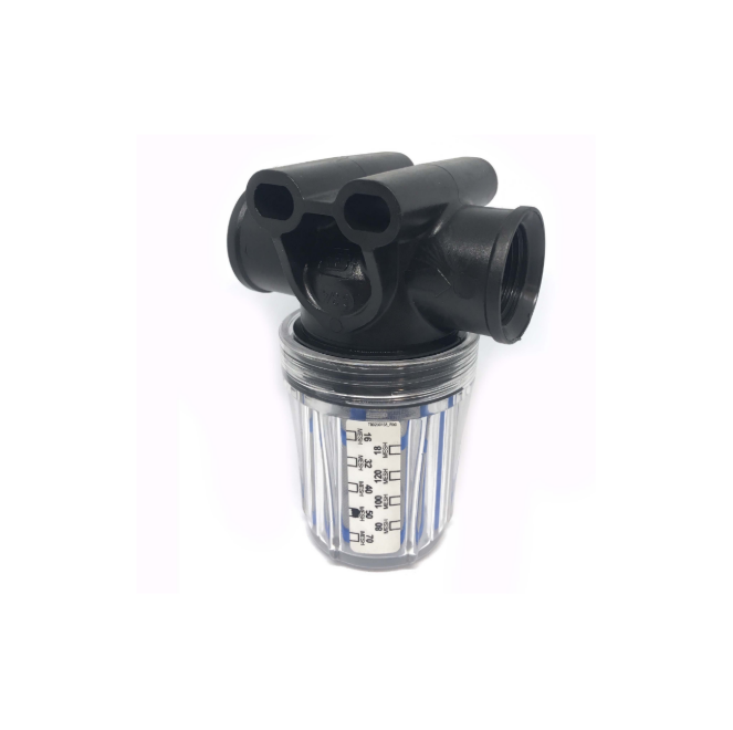 3/4" Clear Glass Bowl In-Line Filter