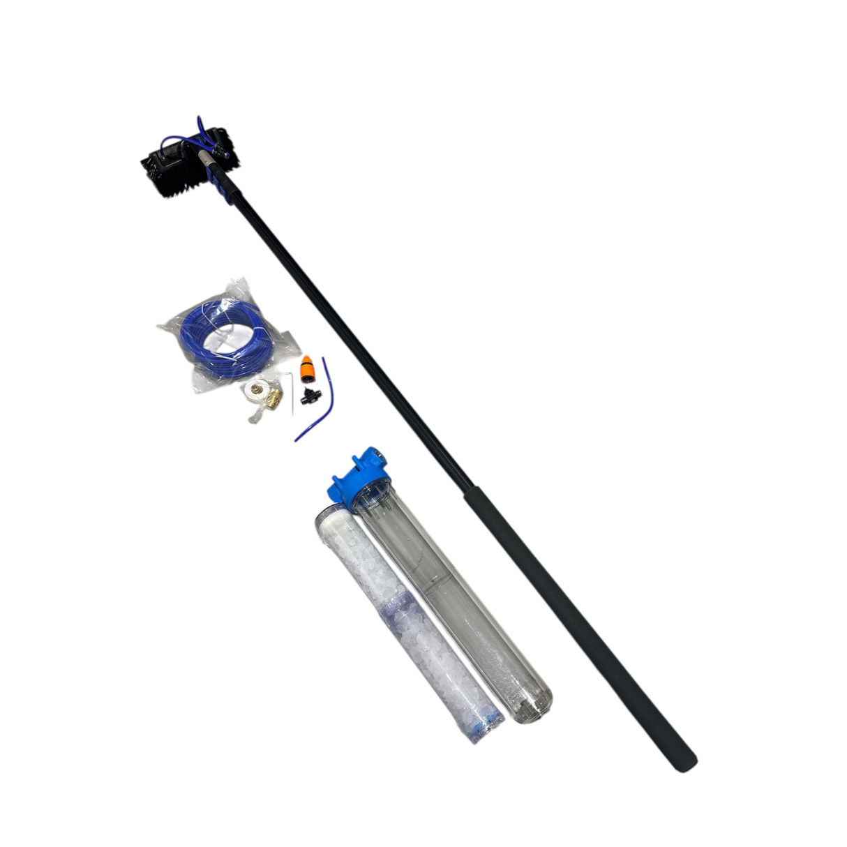Solar Panel Wash Brush - 10Mtr Reach with 20" Filter